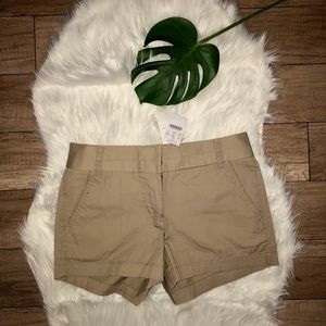NWT J.Crew Khaki Shorts